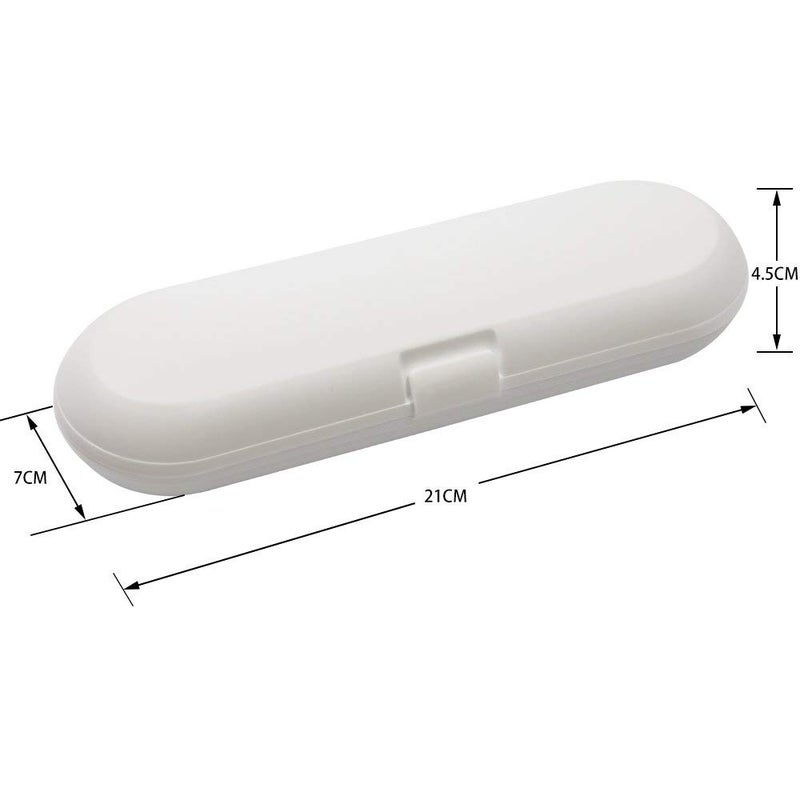 Nincha Plastic Electric Toothbrush Travel Case for Fairywill/TEETHEORY/Seago/Dnsly Series Sonic Electric Toothbrush, White - Image 3